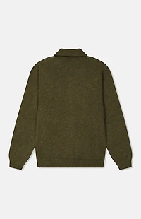 WeSC America Inc Olive Polo Cardigan