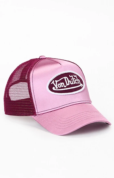 Von Dutch Satin Trucker Hat
