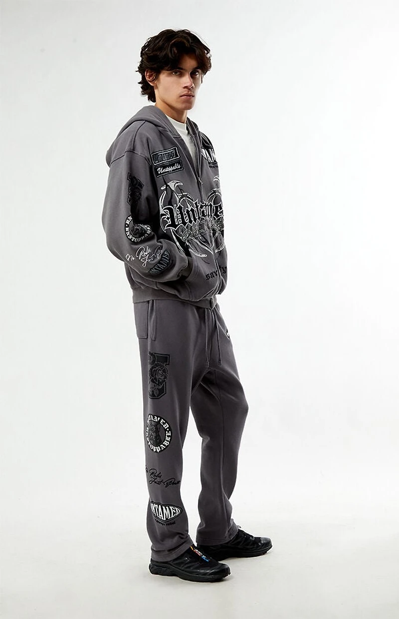 Pacsun Untamed Fleece Straight Leg Sweatpants