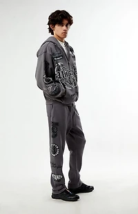 Pacsun Untamed Fleece Straight Leg Sweatpants