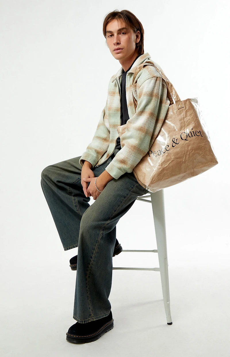 MUSEUM OF PEACE & QUIET Wordmark PVC Tote Bag