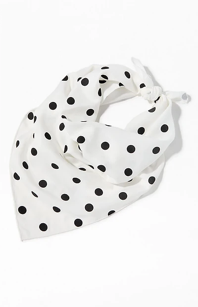 John Galt Polka Dot Headscarf