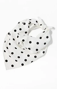 John Galt Polka Dot Headscarf
