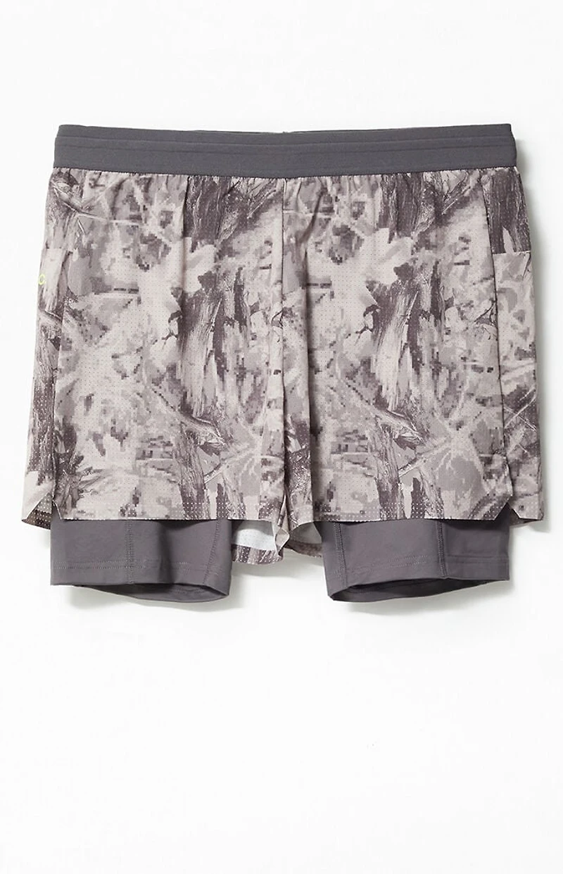 A.R.C. Active Tree Camo Mesh Running Shorts