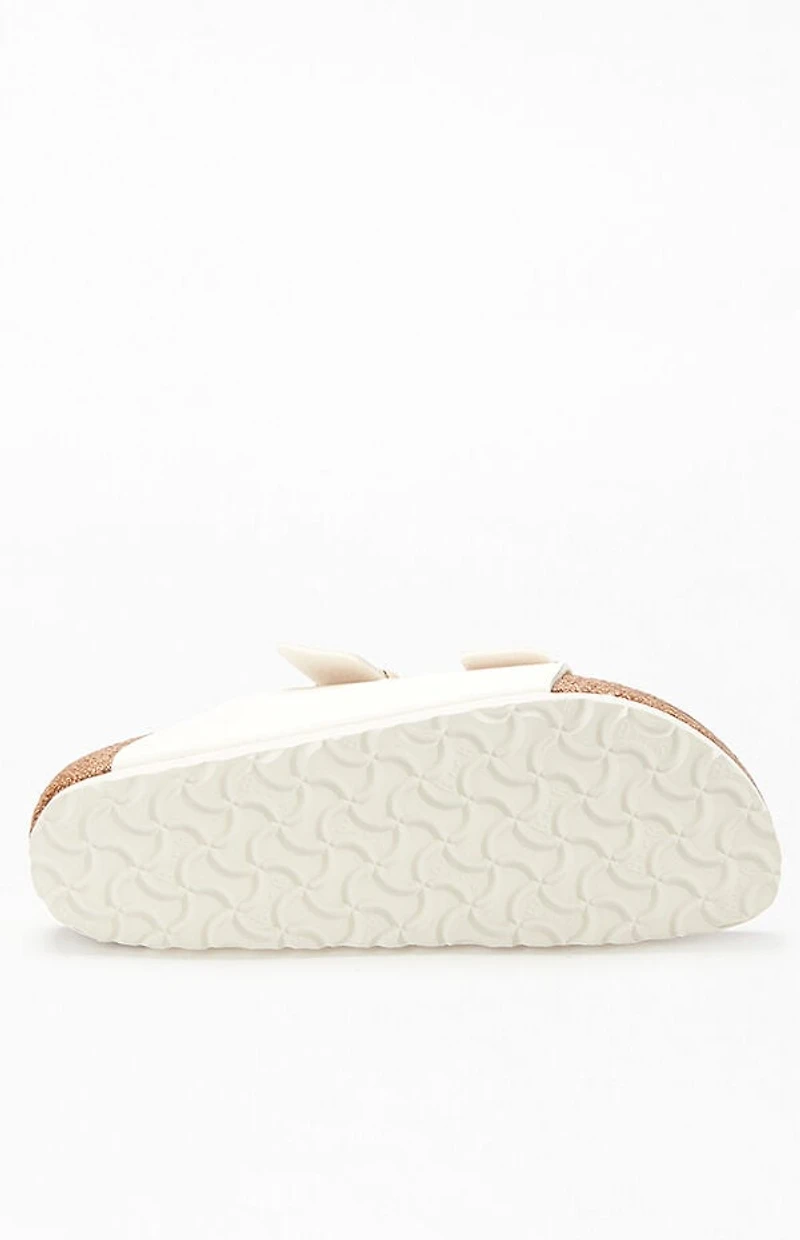 Birkenstock Women's Arizona Slide Sandal Eggshell