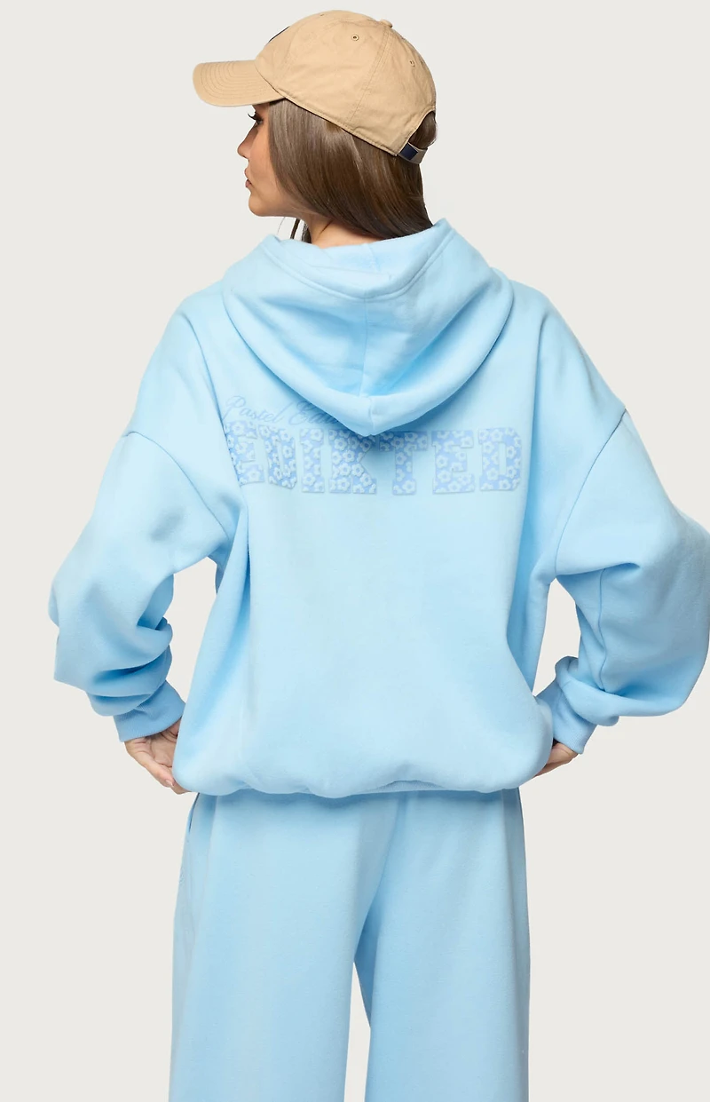 Edikted Pastel Edit Oversized Hoodie