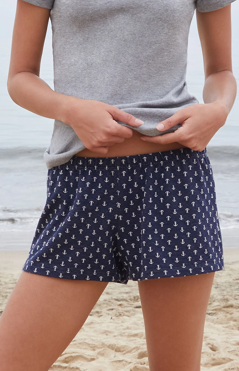 John Galt Emery Anchor Sweat Shorts