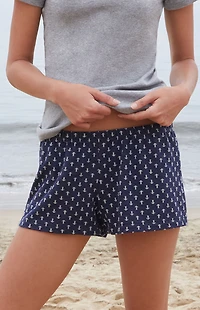 John Galt Emery Anchor Sweat Shorts