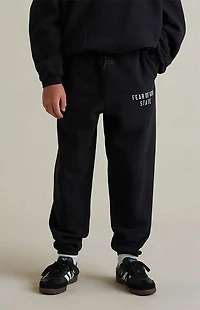 Fear of God ESSENTIALS Kids Jet Black Classic Fleece Sweatpants