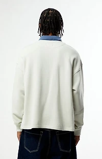 Pacsun Hudson Long Sleeve Rugby Polo Shirt