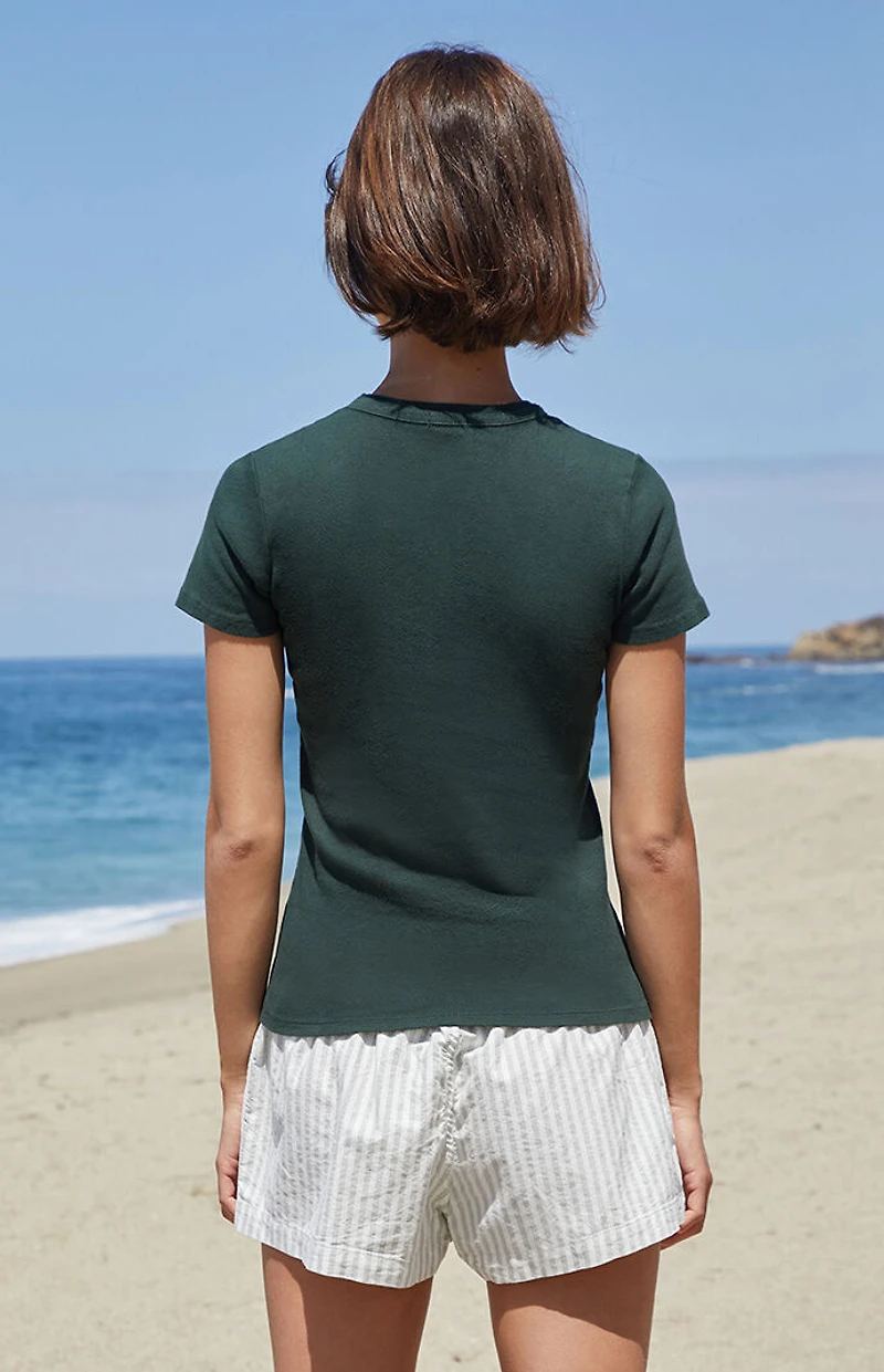 John Galt Green Hailie Basic T-Shirt