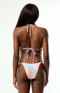 Pacsun Multi Octavia Shine Triangle Bikini Top