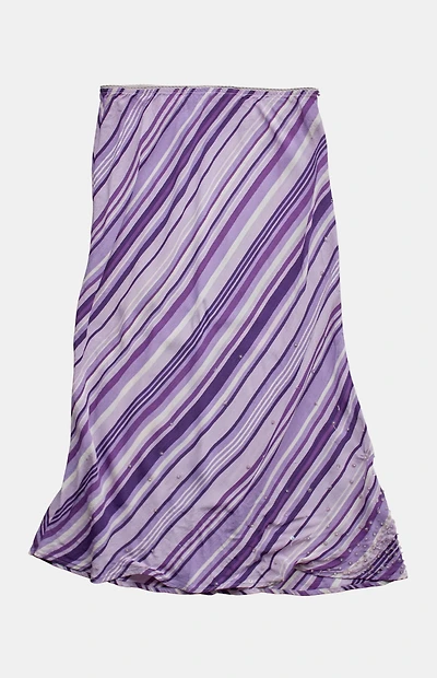 PS VINTAGE 2000s Striped Midi Skirt