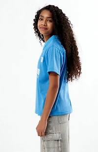 Pacsun Kids All Stars Light Blue Mesh Soccer Jersey