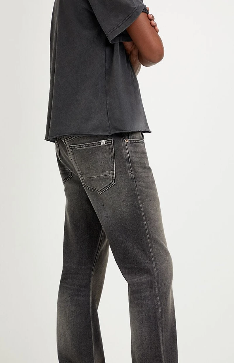 Pacsun Jordan Baggy Bootcut Jeans Washed Black