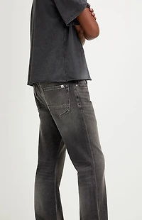 Pacsun Jordan Baggy Bootcut Jeans Washed Black