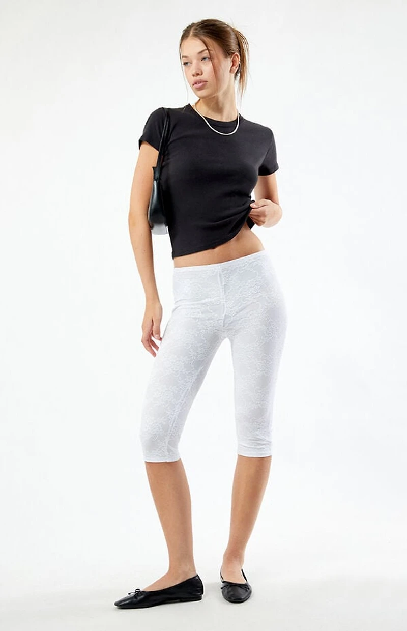 Pacsun Lace Capri Shorts