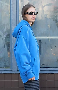 John Galt Electric Blue Christy Oversized Hoodie
