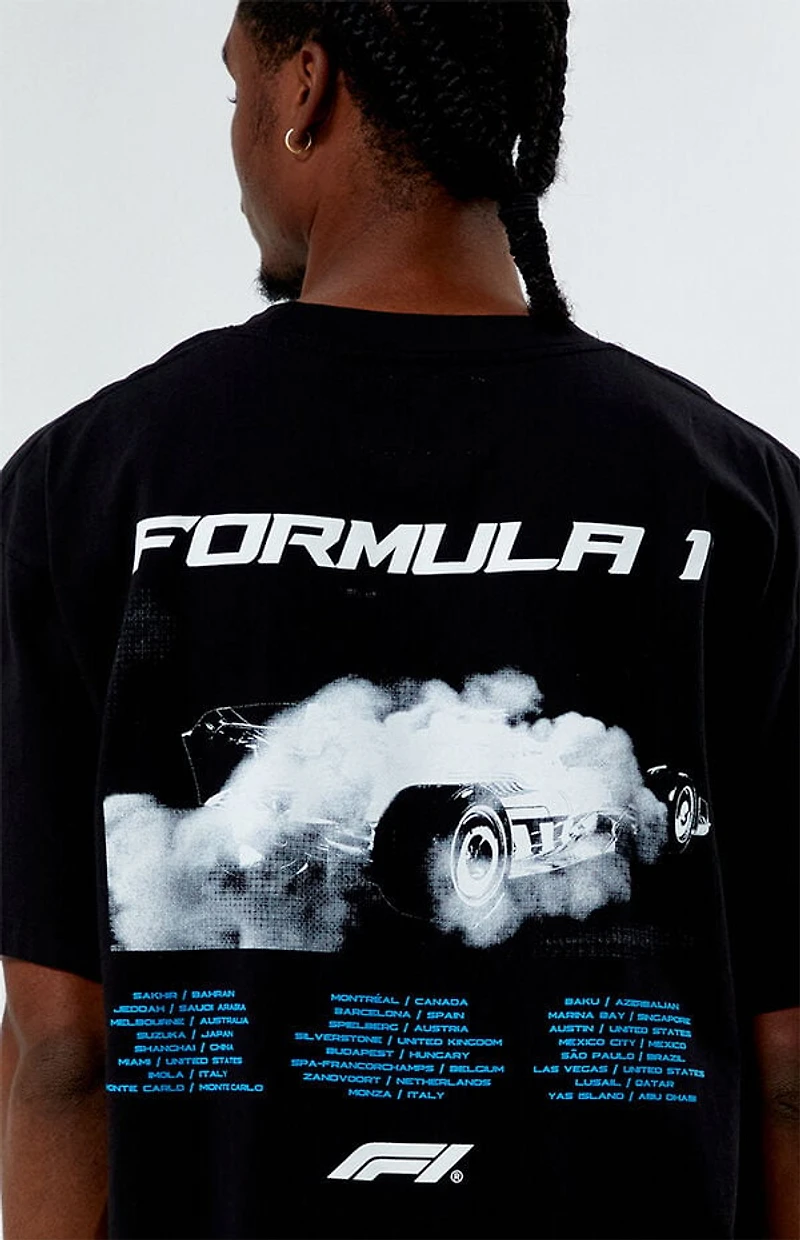 Formula 1 x PacSun Burnout Oversized T-Shirt