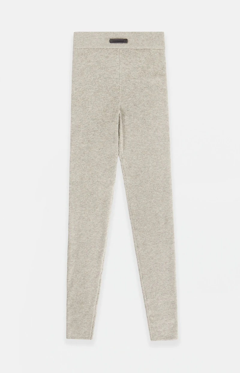 Fear of God ESSENTIALS Women's Timber High Power Ribbed Knit Leggings