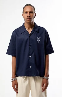 Pacsun New York Embroidered Camp Shirt
