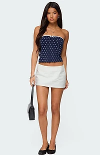 Edikted Built Bra Polka Dot Top