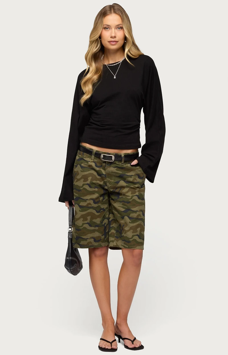 Edikted Charlisa Cinched Waist Top