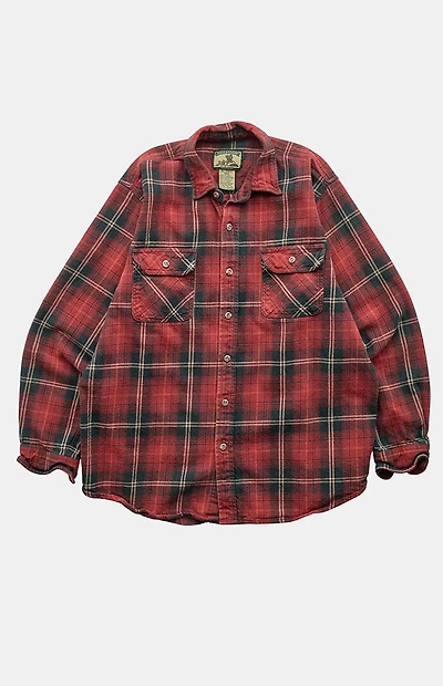 PS VINTAGE 2000s Red Flannel Top