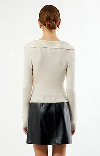 Beverly and Beck Kirsten Wrap Sweater