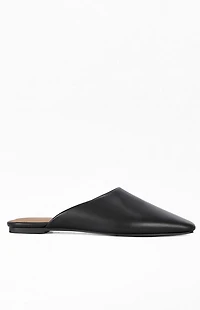 AZALEA WANG Women's Raphael Black Leather Flats