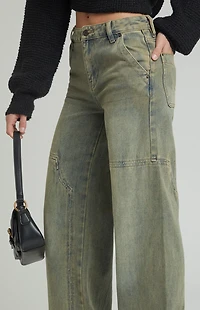 Pacsun Jessie High Waisted Baggy Carpenter Pants