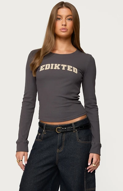 Edikted Essential Ribbed T-Shirt