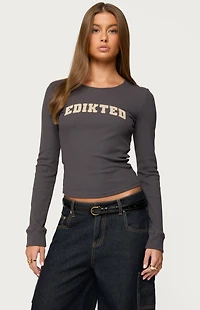 Edikted Essential Ribbed T-Shirt