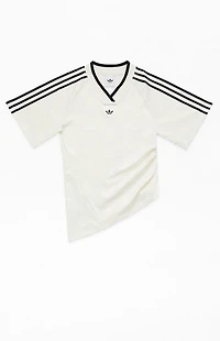 adidas Ruched Short Sleeve Football Jersey