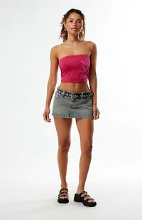 Third Charm Floral Tube Top