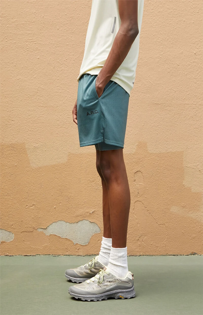 A.R.C. Active Green Mesh 2 1 Shorts