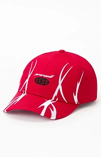 Pacsun Red Ascend Prevail Snapback Hat