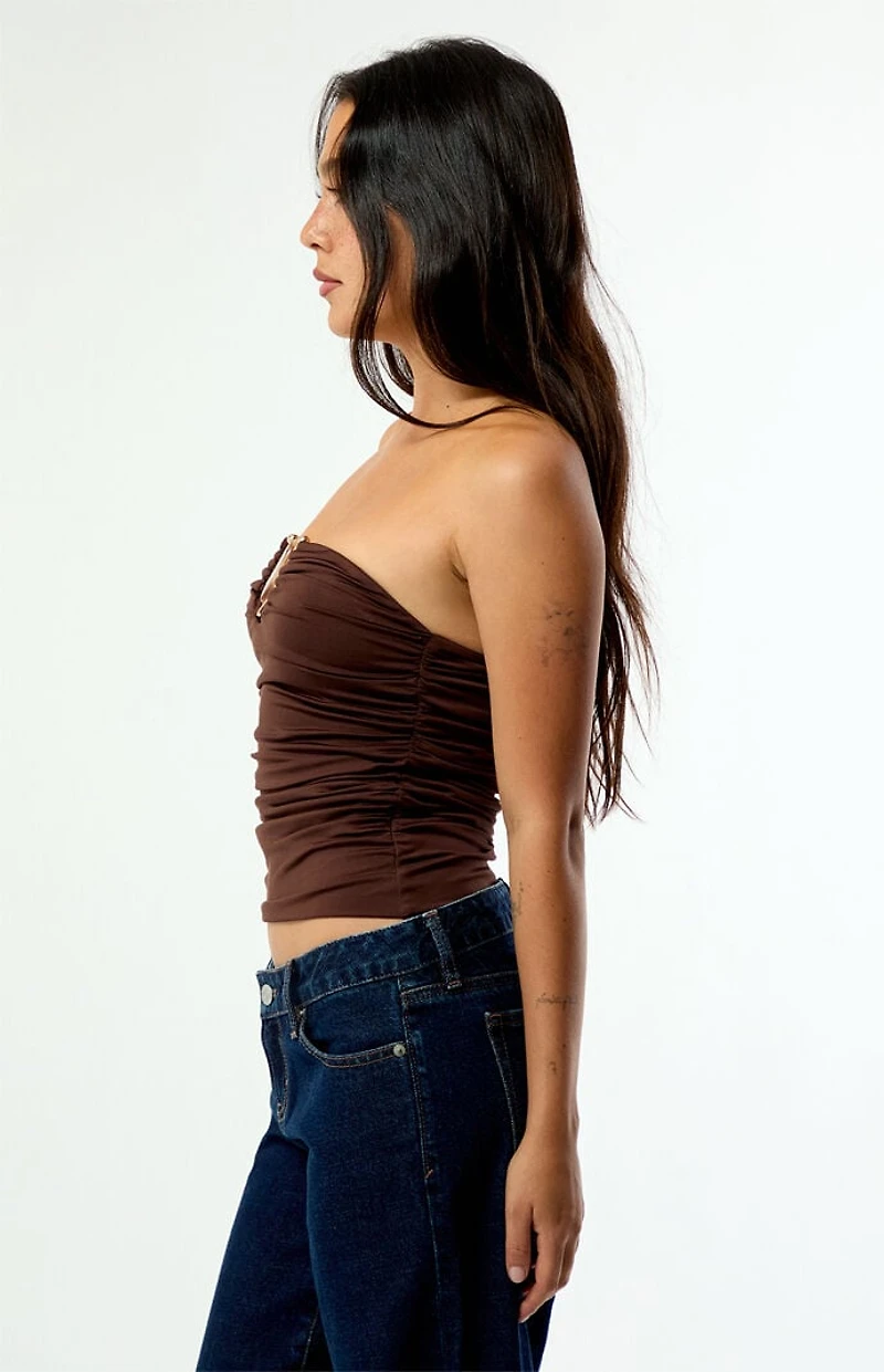 Beverly and Beck Lila Stone Center Hardware Tube Top