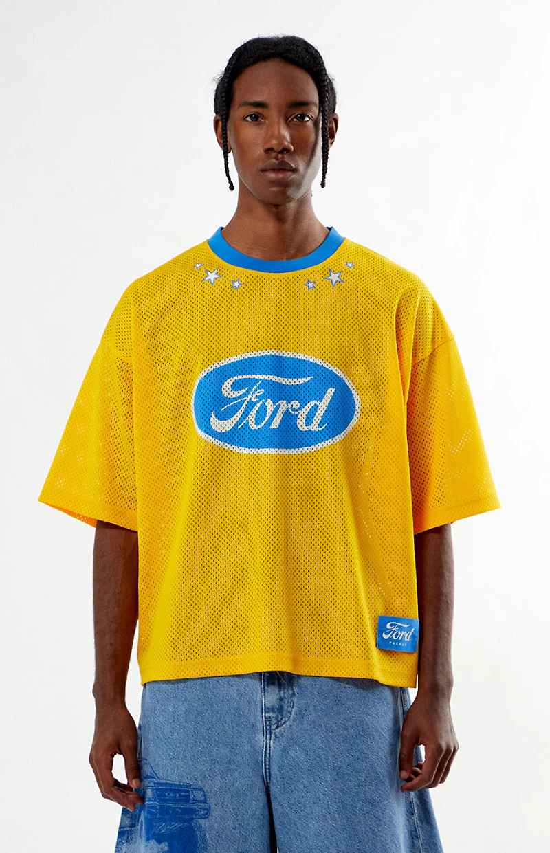 FORD Logo And Stars Mesh Jersey