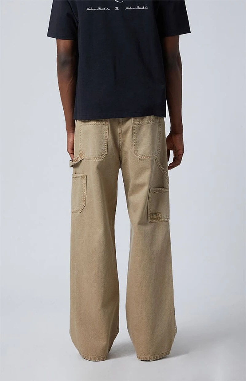 Pacsun Blake Extreme Baggy Jeans Carpenter Tan