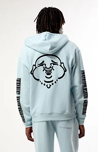 True Religion Buddha Face Full Zip Hoodie