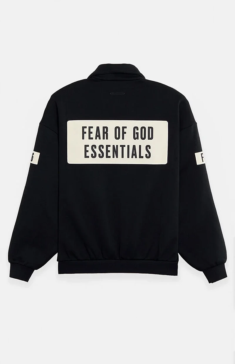 Fear of God ESSENTIALS Vintage Black Track Jacket