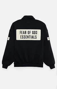 Fear of God ESSENTIALS Vintage Black Track Jacket