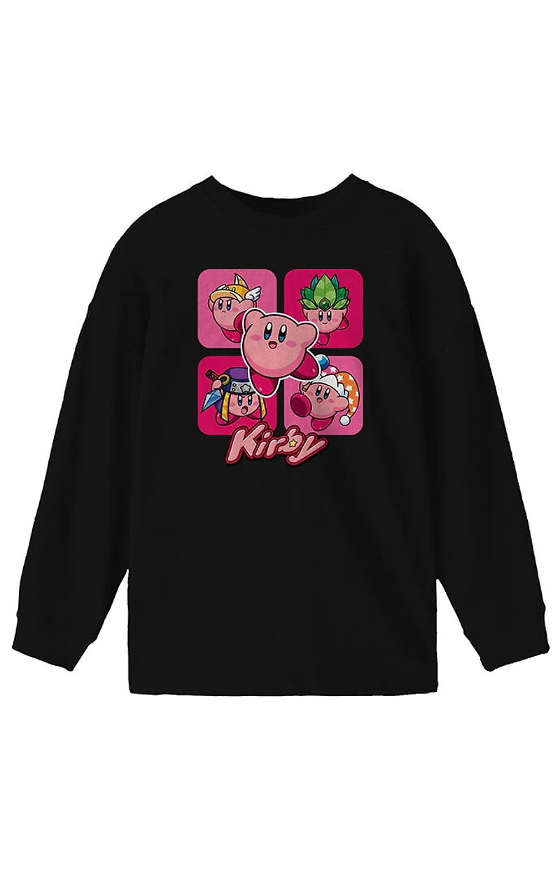 Kids Kirby Ability Long Sleeve T-Shirt
