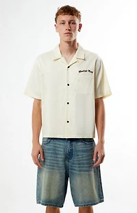 Pacsun Moonlight Embroidered Camp Shirt