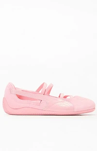 Puma Women's Pink Speedcat Ballet Python Sneakers