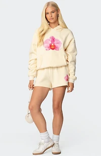 Edikted Orchid Babe Sweat Shorts