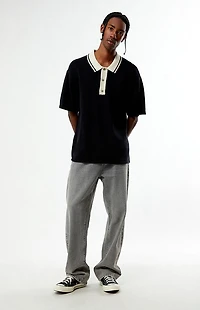 Pacsun Milton Textured Polo Sweater Shirt