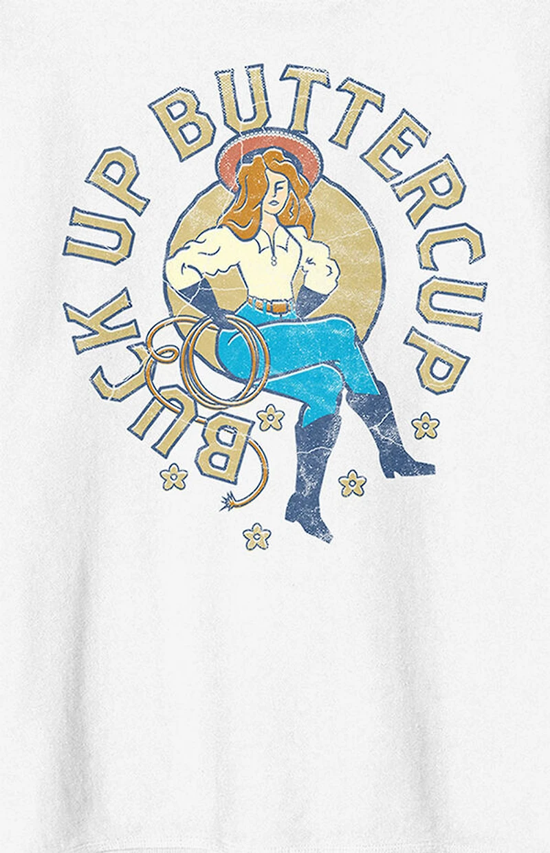 Western Cowgirl Buttercup Crew Neck Sweatshirt