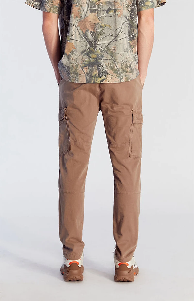 Pacsun Stretch Taupe Slim Cargo Pants